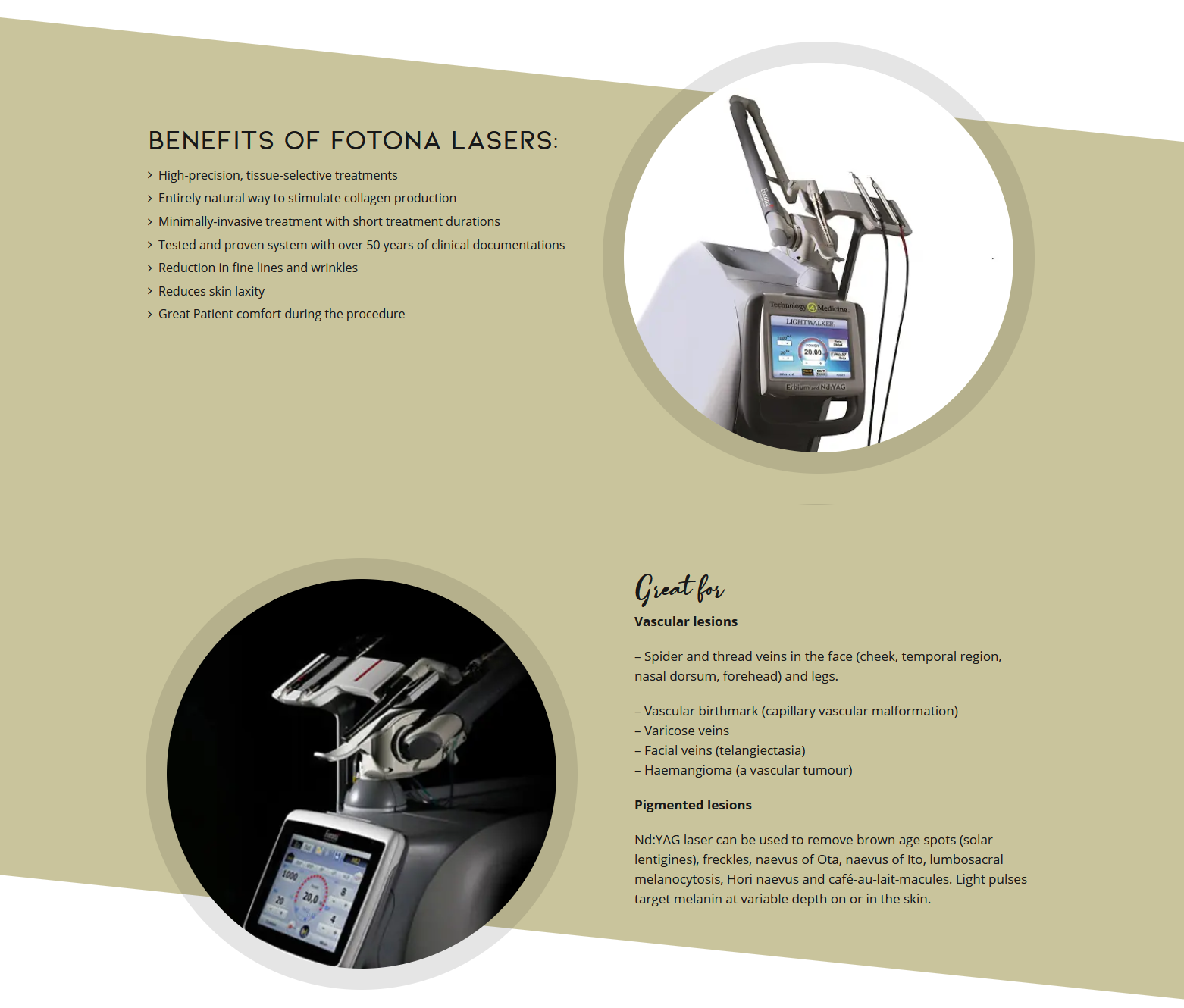 Benefits of FOTONA Lasers